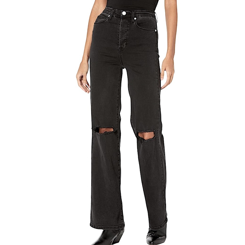 BLANK NYC The Franklin Ribcage Wideleg Jeans